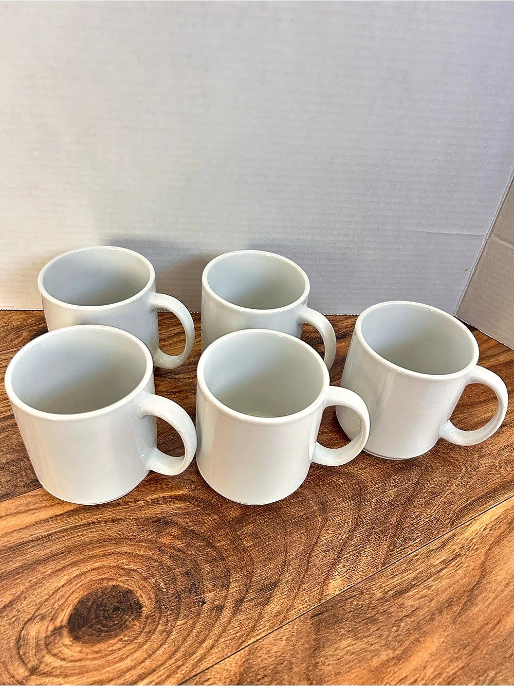 Williams-Sonoma Everyday Dinnerware White Coffee Mug Set of 5
